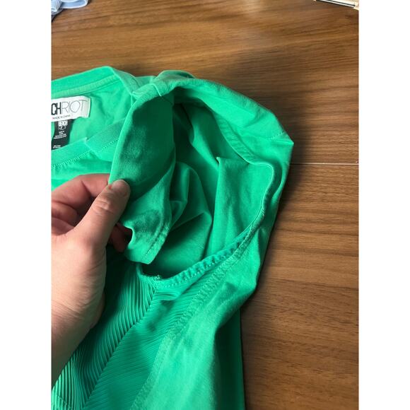 BEACH RIOT Dunes Green Cropped T-Shirt Tank Top Size M - Picture 6 of 6